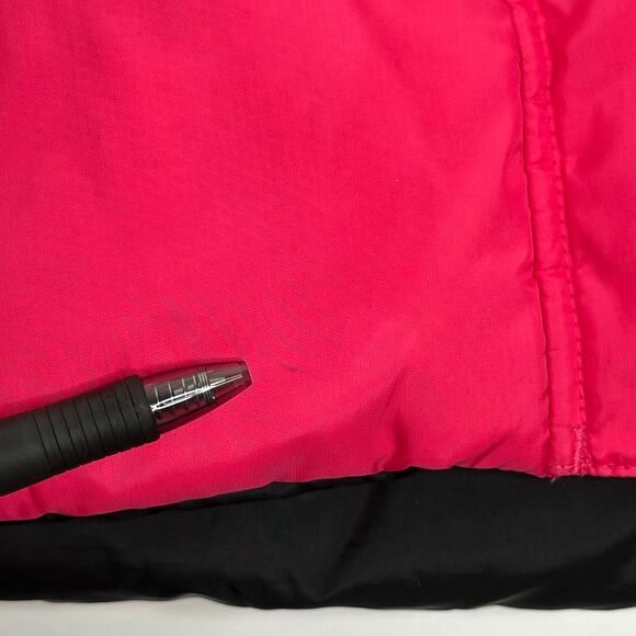 Nike Reversible Pink/Black Duck Down Puffer Vest Training Womens Large 12-14 L - Picture 10 of 12